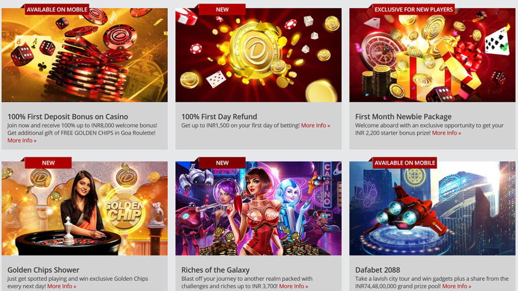 Dafabet casino promotions.