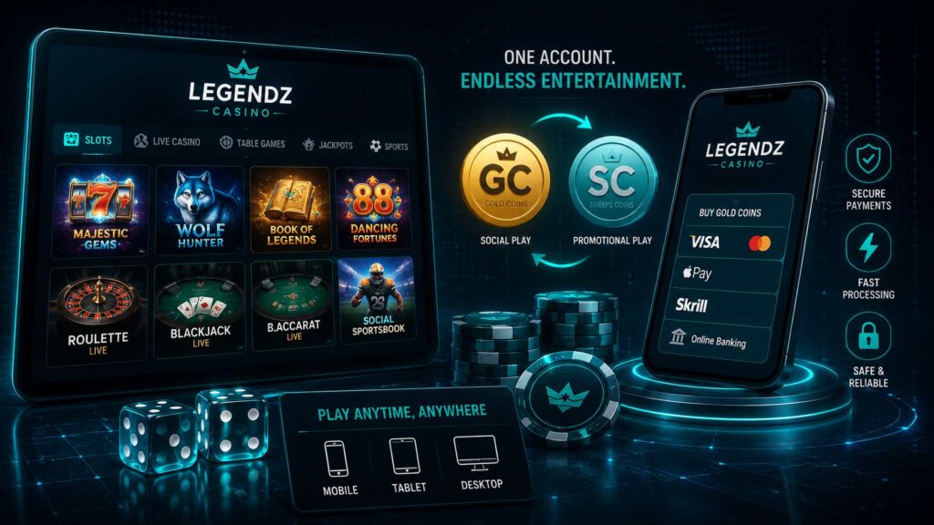 Legendz Casino review games